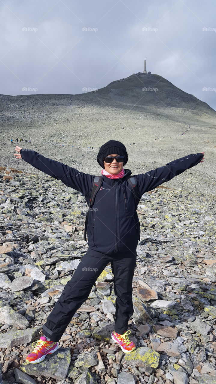 Ready to walk uphill