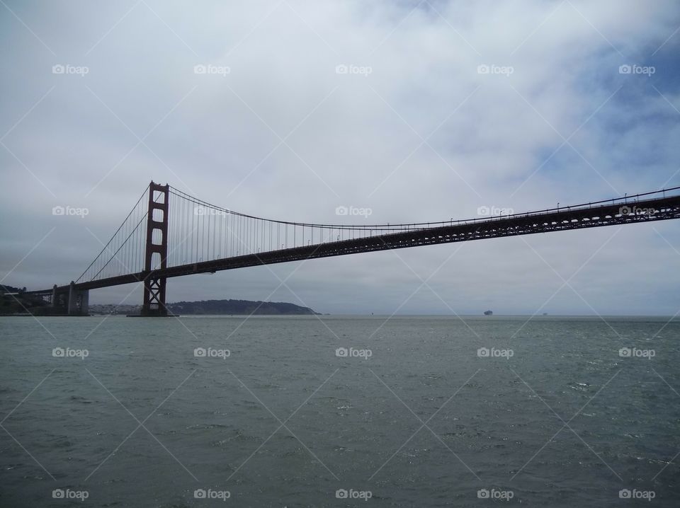 Golden Gate Bridge as seen from Fort Baker