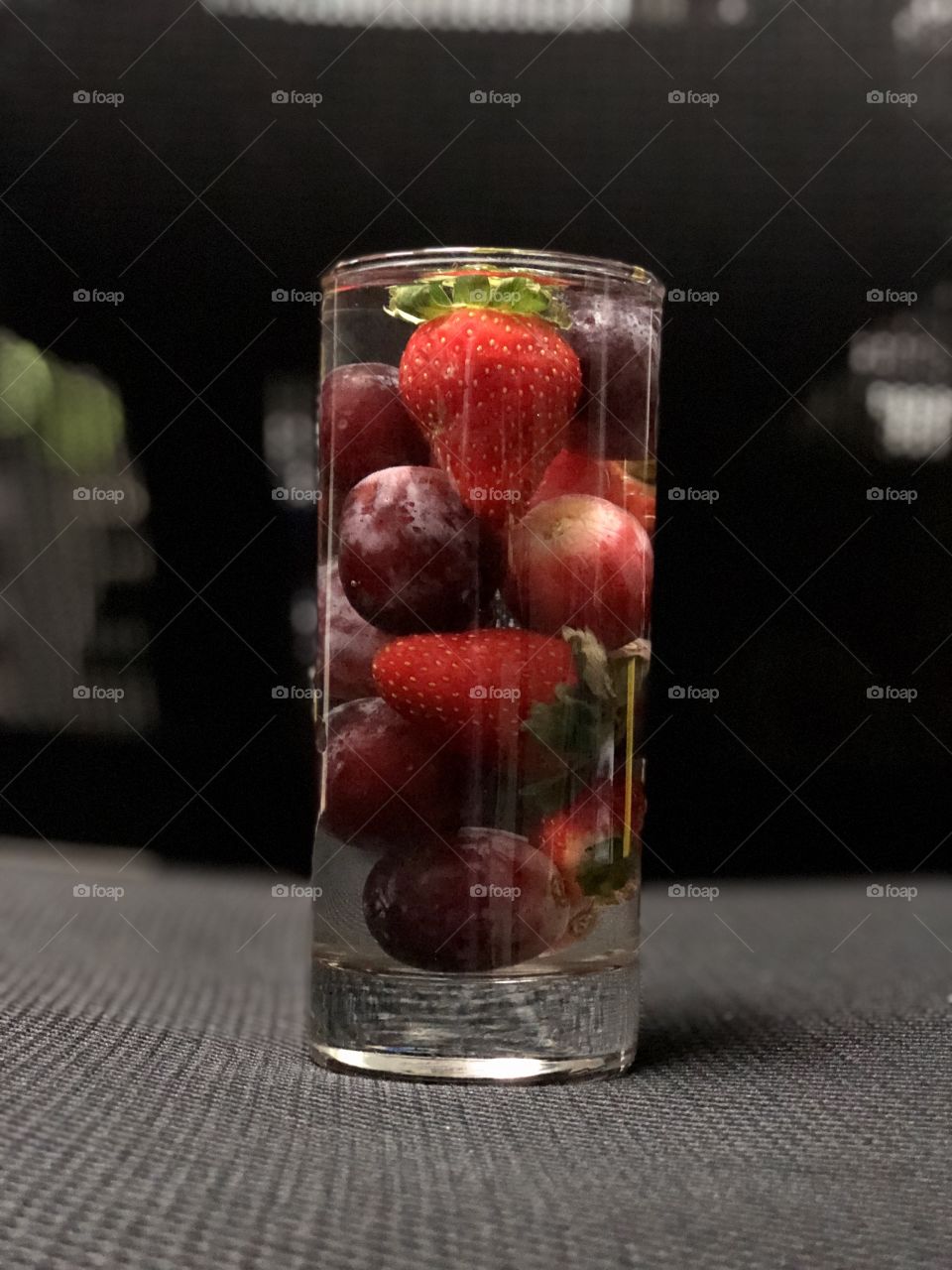 Fruit in glass 