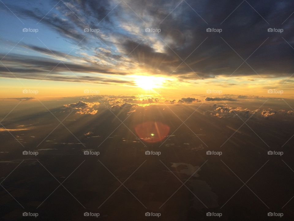 Sunset, Dawn, Evening, Landscape, Sun