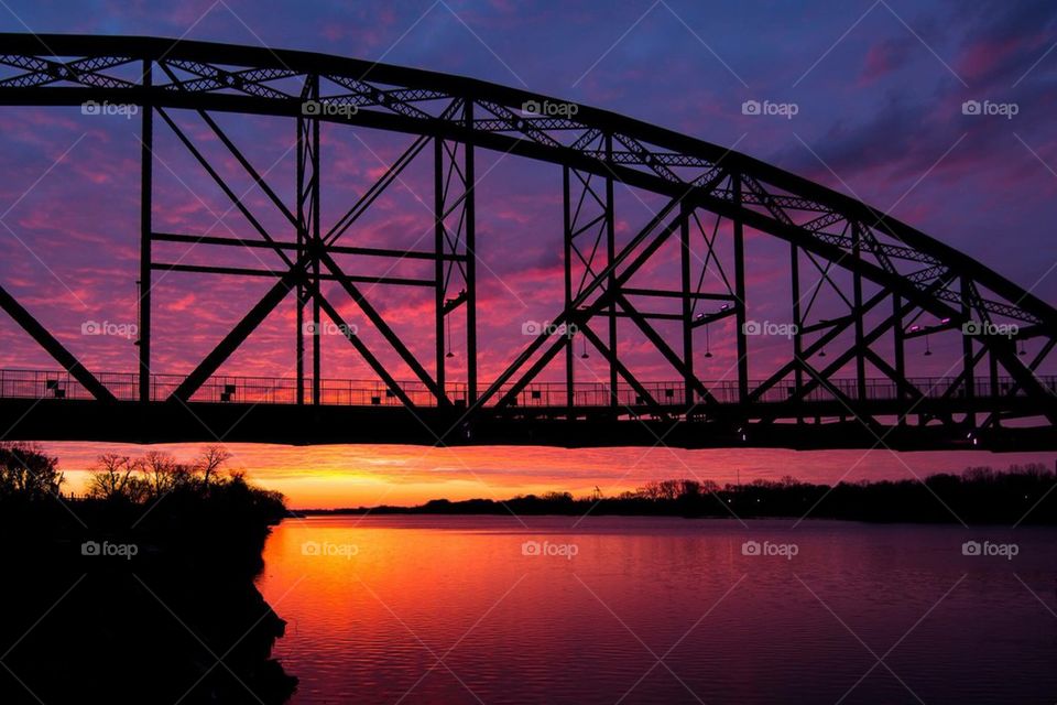 Sunset bridge