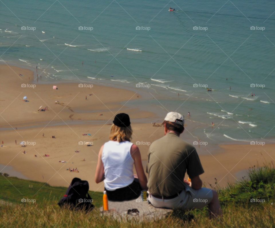 Couple. Beach