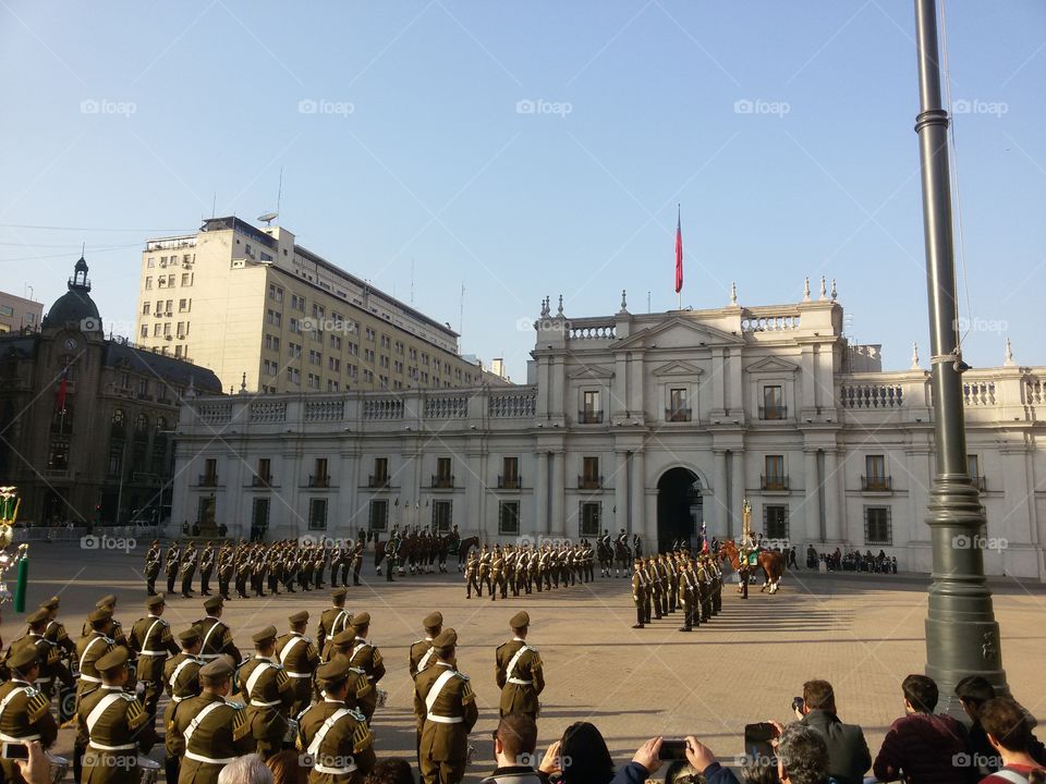 Changing Guard - Santiago de Chile