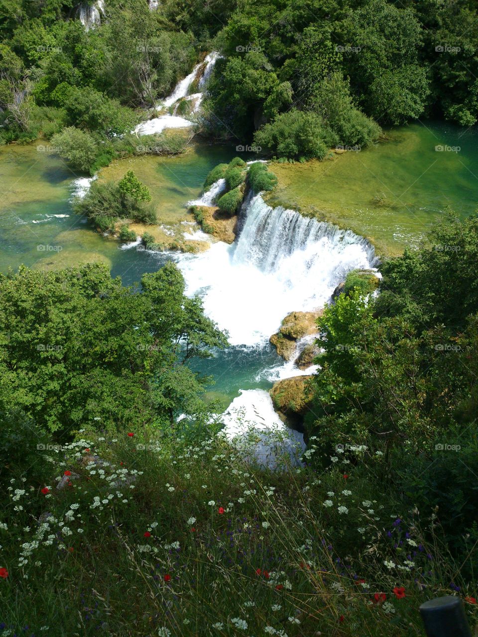 Waterfalls in Krka nationalpark