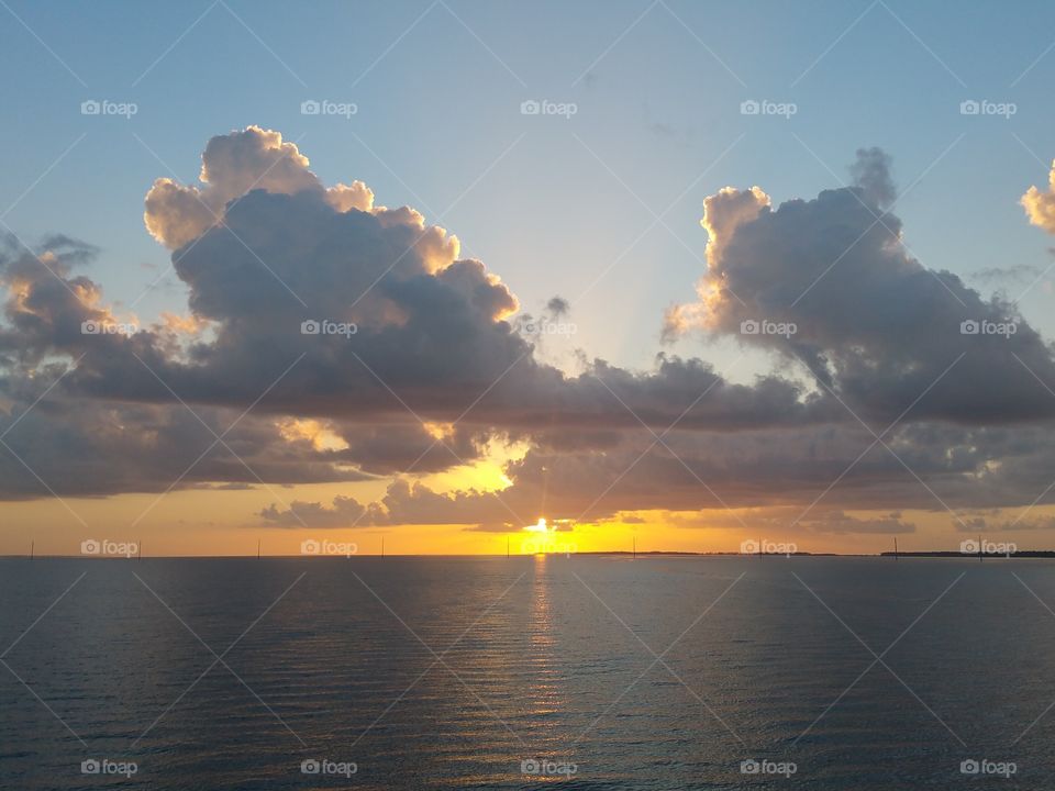 Sunrise in Saint George Island, Florida