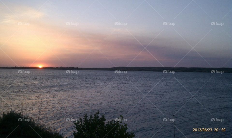 Lake Wilson sunset. Wilson 