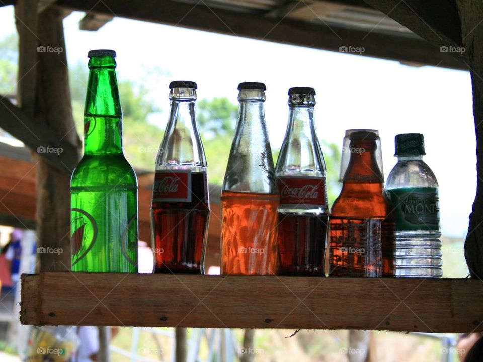 Soda beer and water for sale