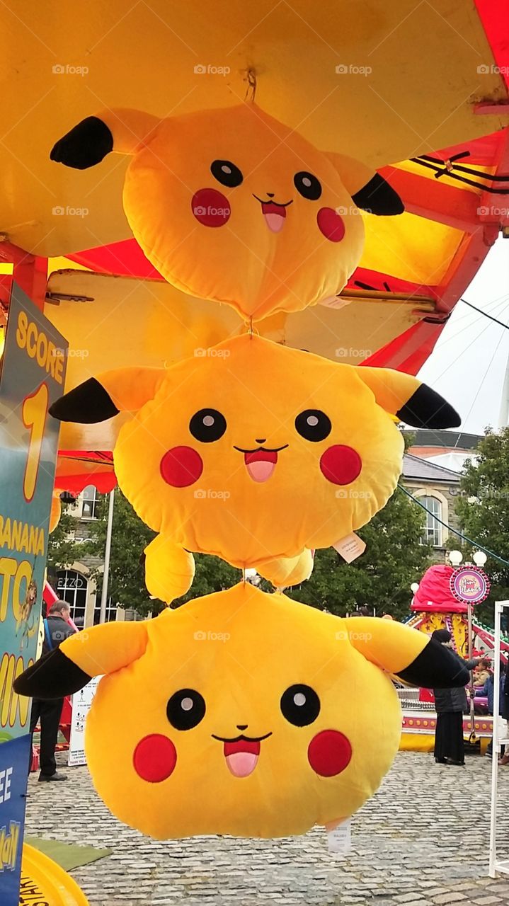 Yellow Hanging Stuffed Toys