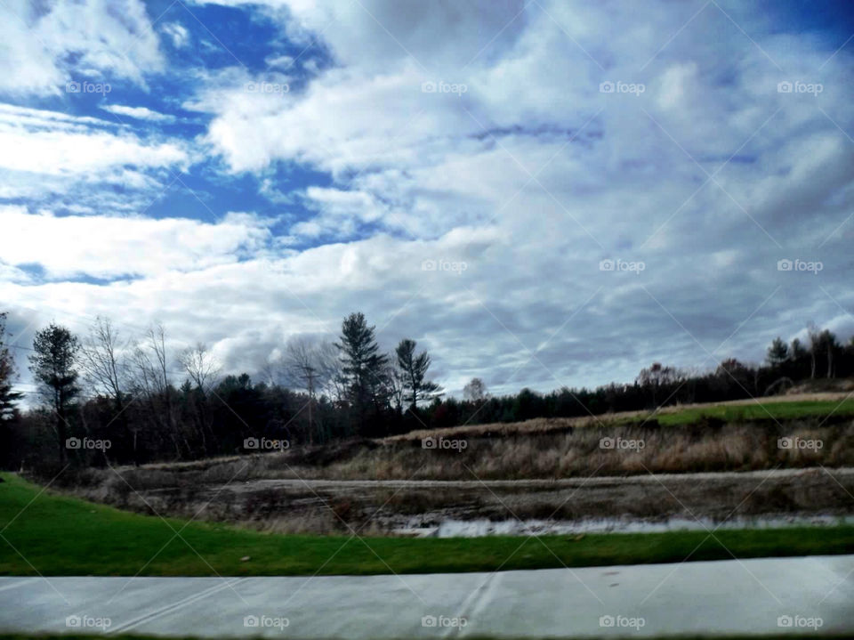 Blue Skies and Landscape