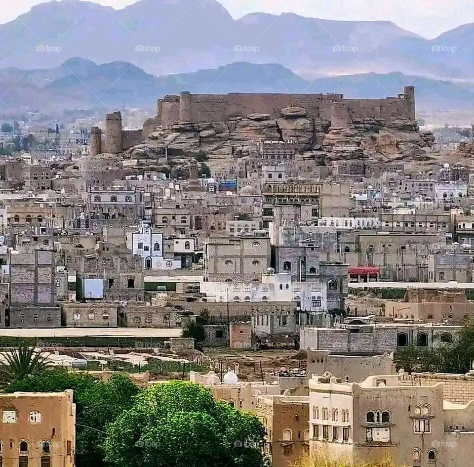 Glory be to God, the magnificent and picturesque view and the natural green trees are a view that is nothing more wonderful than it