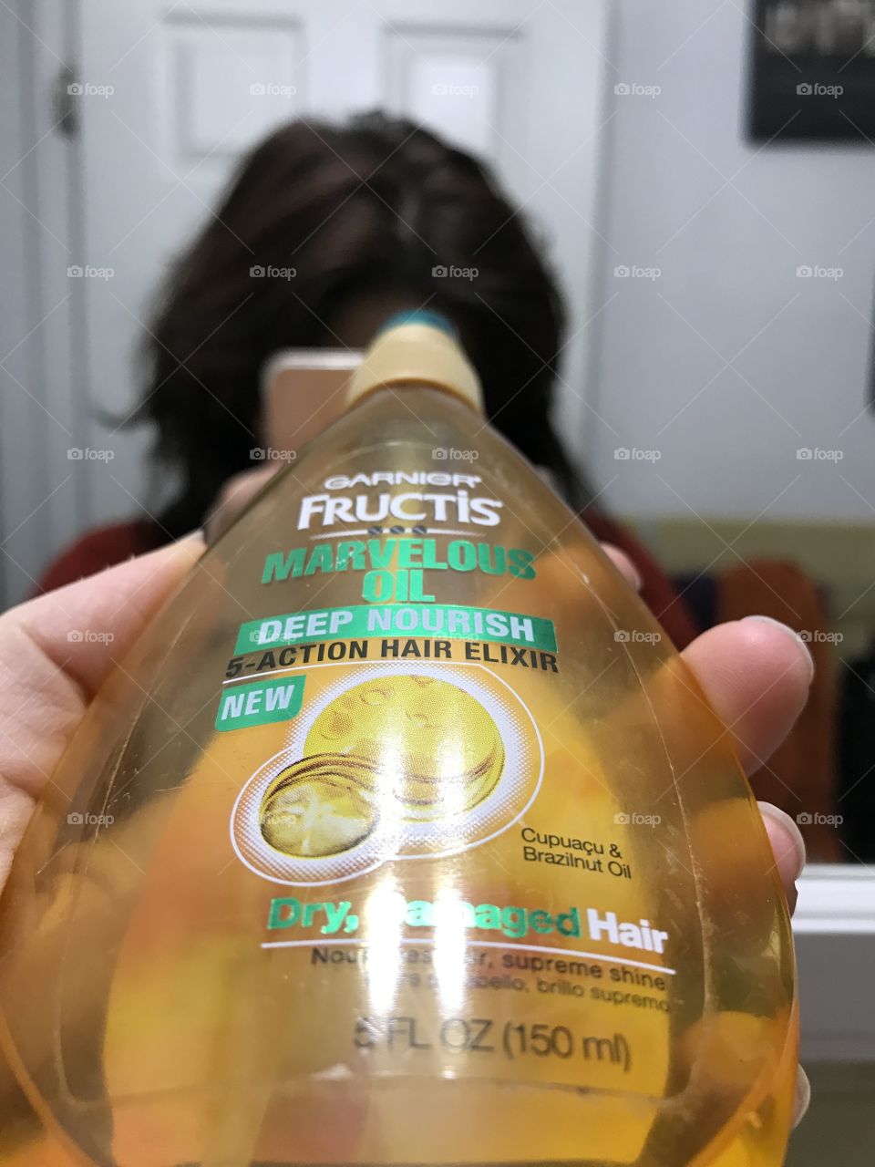 Garnier Fructis Marvelous Oil Selfie