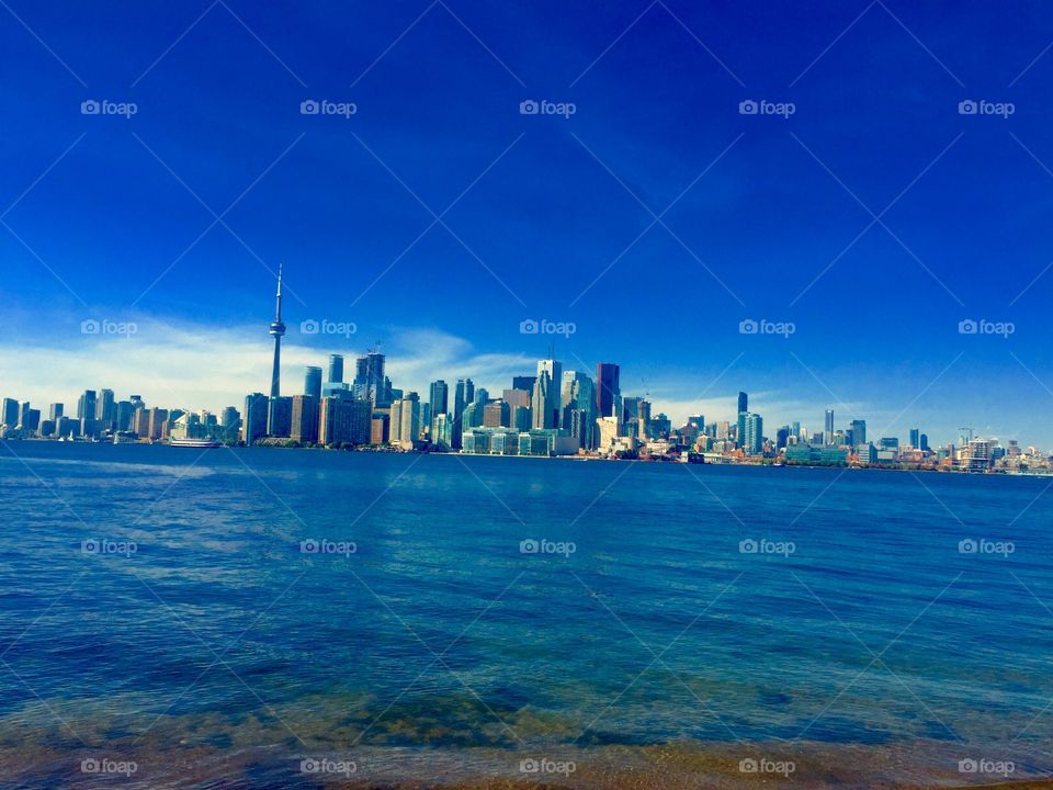 View of Toronto from Center Island 