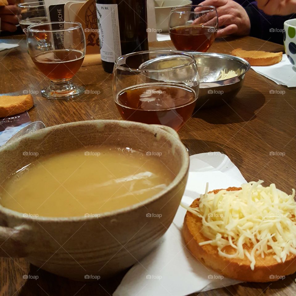 Onion Soup with cheese