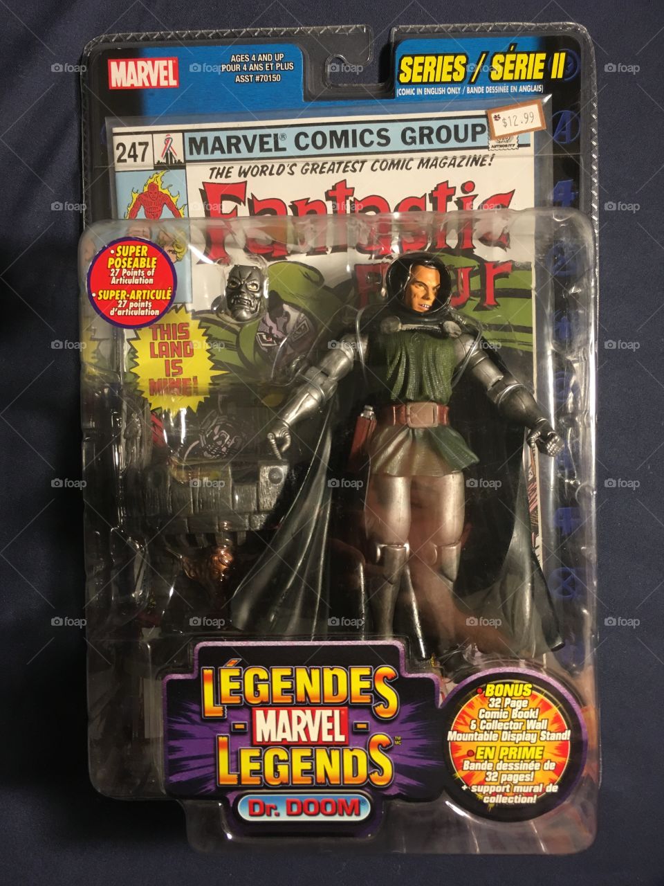 Dr Doom - Marvel Legends Series 2 
Action Figure 
Released - 2002