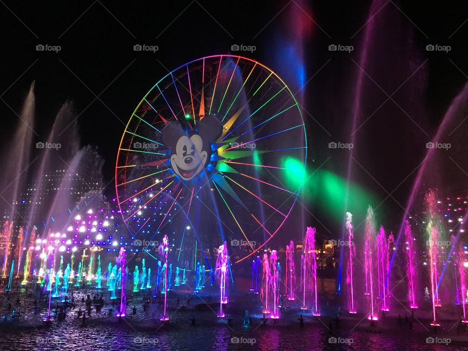 Mickey's fun wheel. 