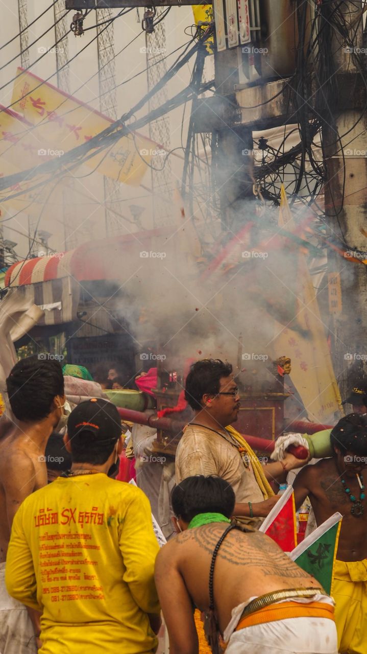 Vegetarian festival in Phuket 