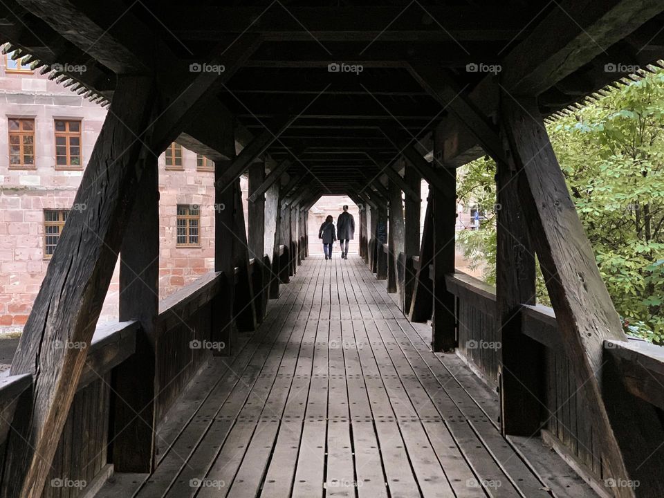 Wooden bridge 