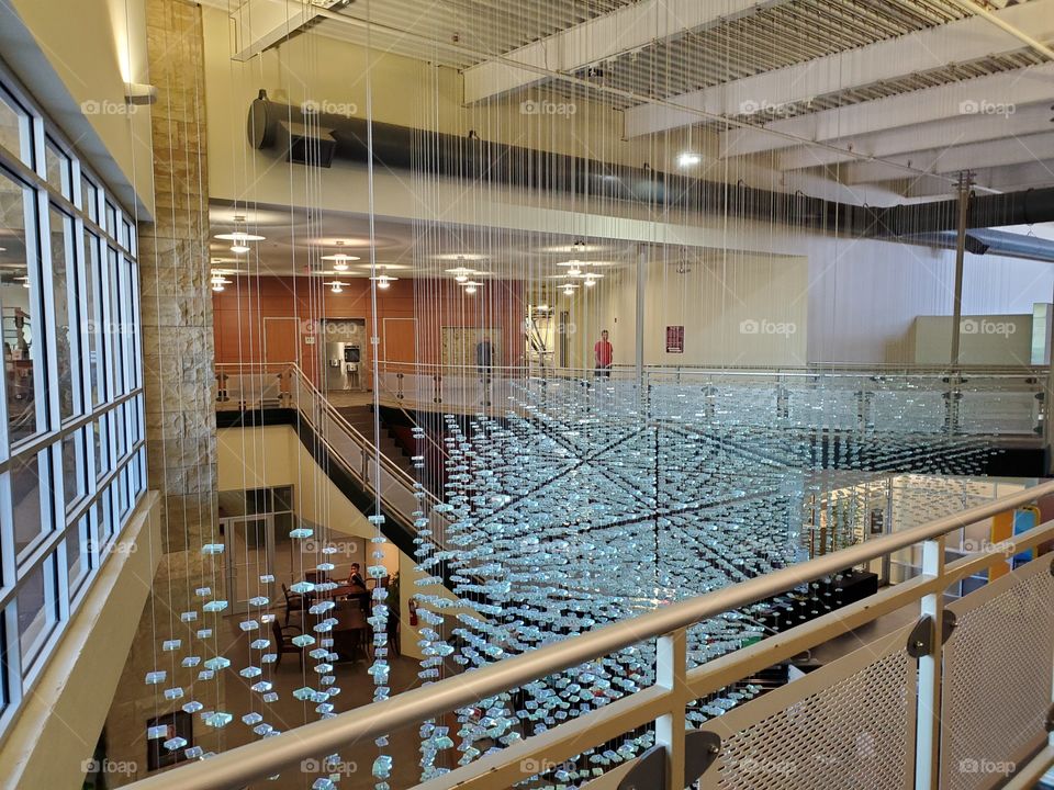 Glass art Plano, Tx rec center