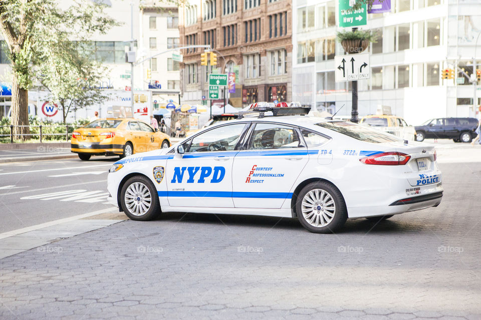 NYPD car, New York City 