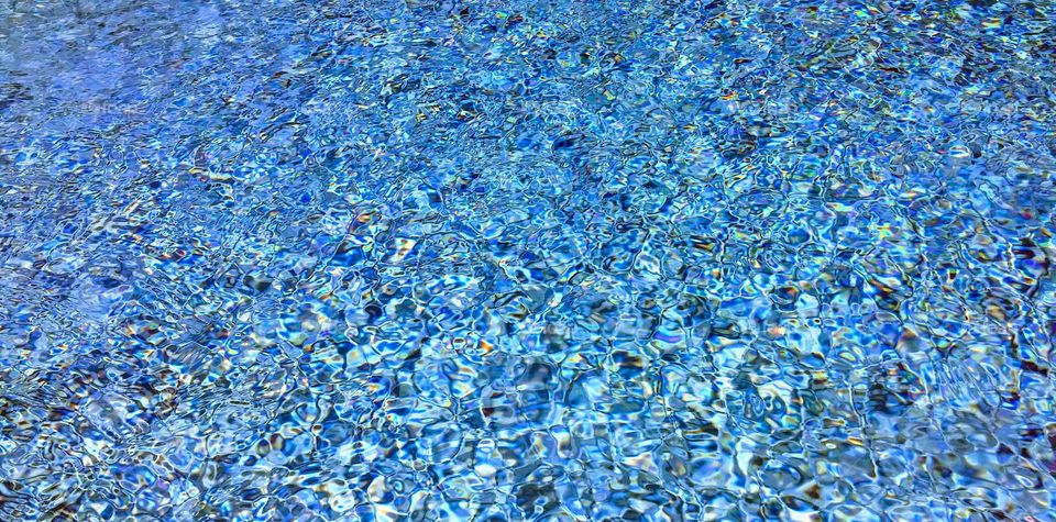 Water in the pool...