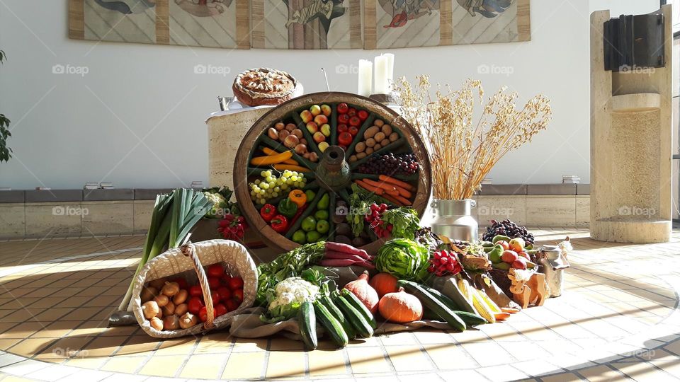 vegetable arrangement