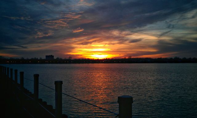 Sunset. Charlotte Pier Rochester Ny
