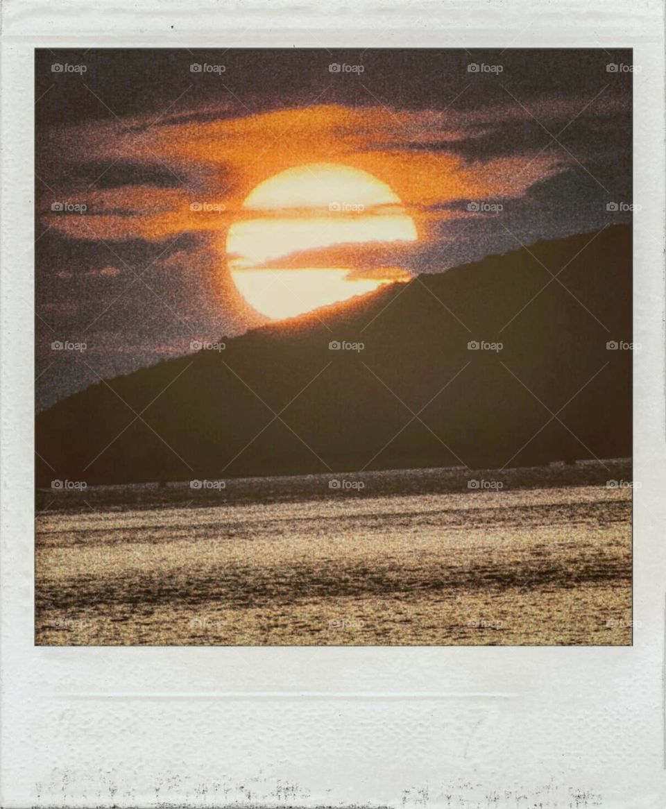 Retro sunset