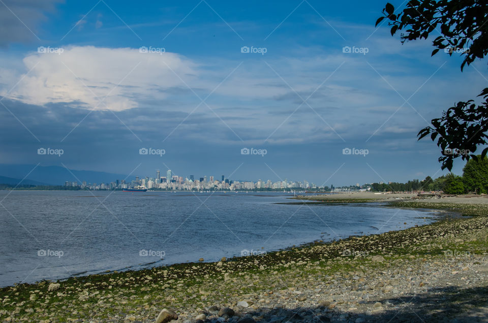 Vancouver, British Columbia as seen from Jericho Beach