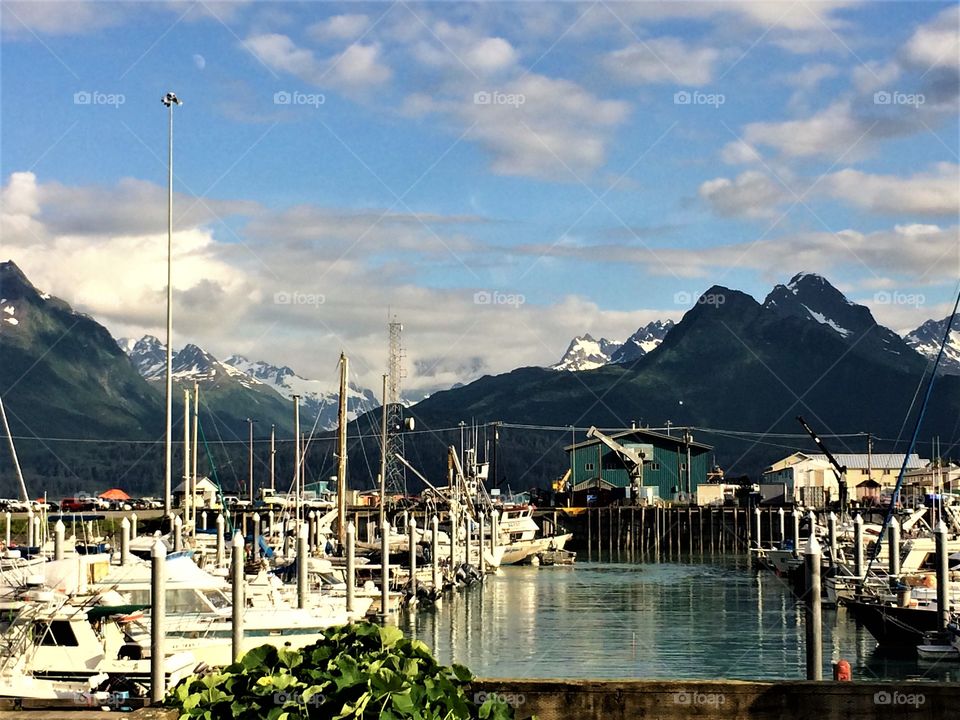 Harbor in Valdez, Alaska