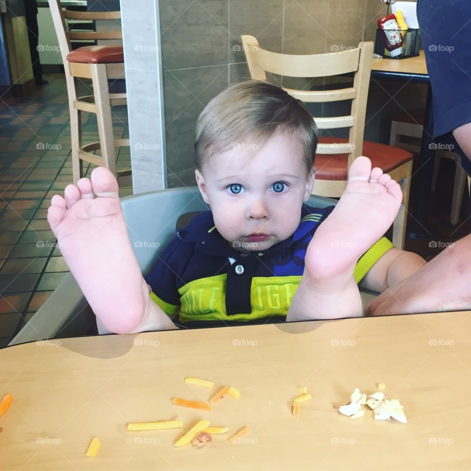 Doesn’t everyone sit like this? 