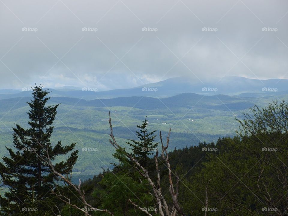 View atop of Mt Ascutney 