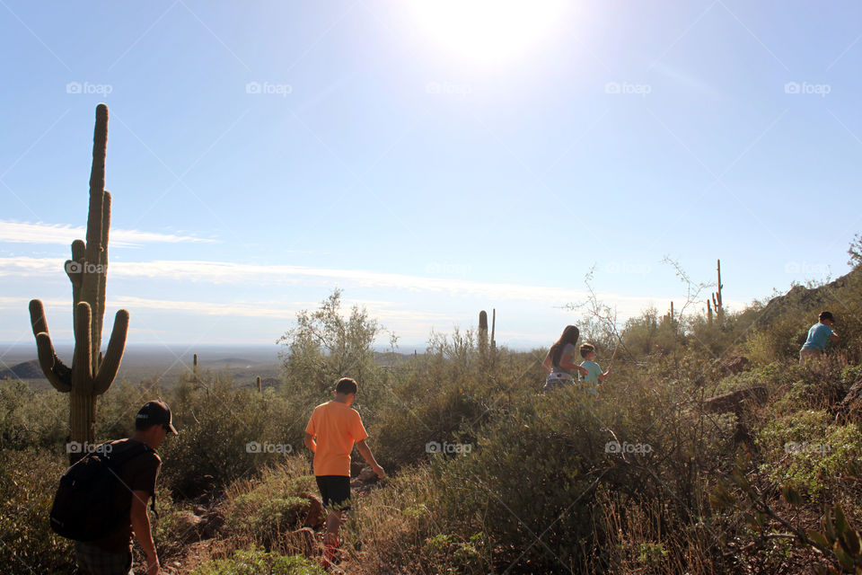 Desert hike