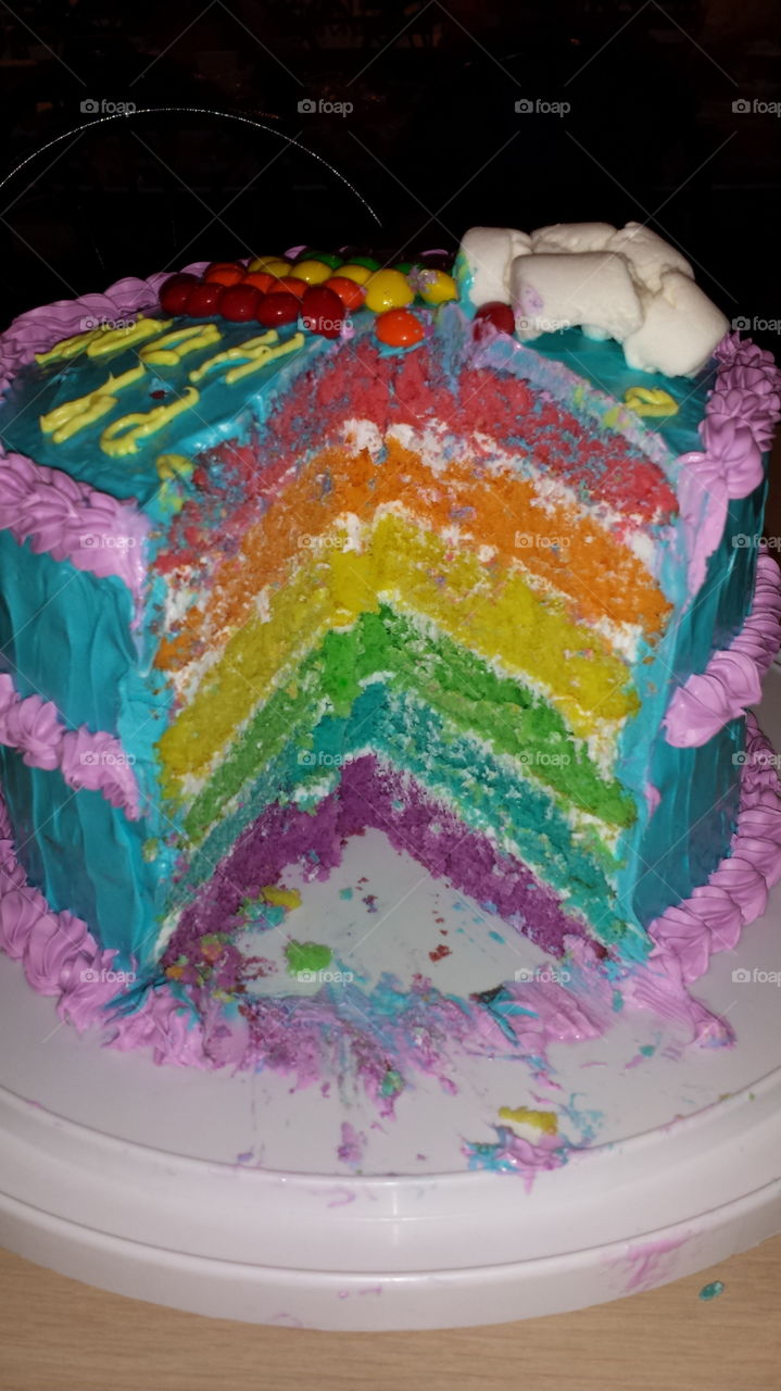 rainbow cake 2