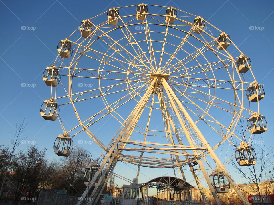 Ferris wheel in Voronezh city, Russia