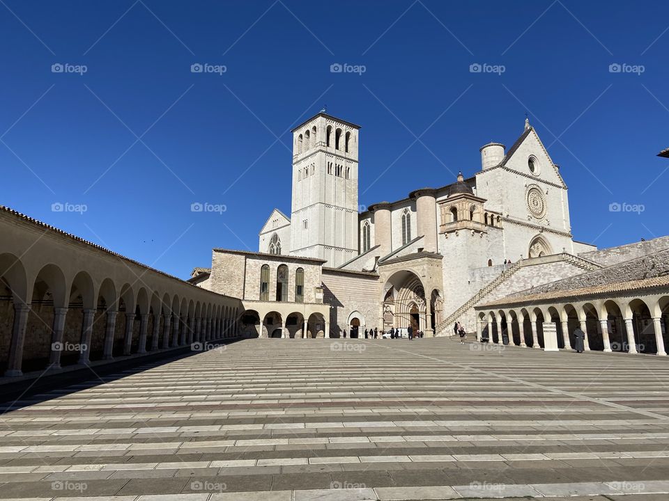 Saint Francis cathedral in Assisi 