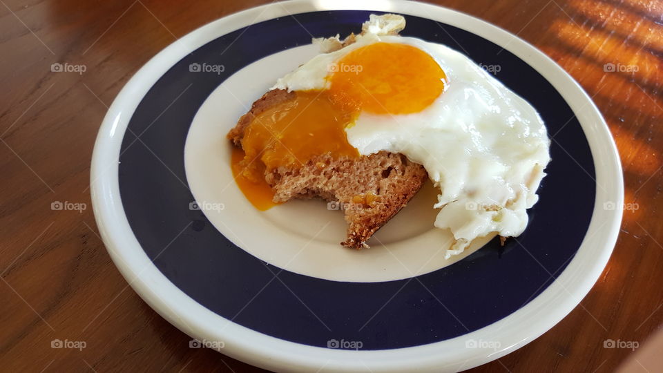 bread and egg