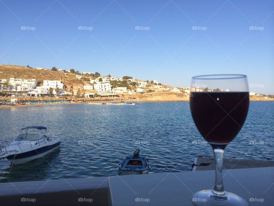 Dinner in Mykonos