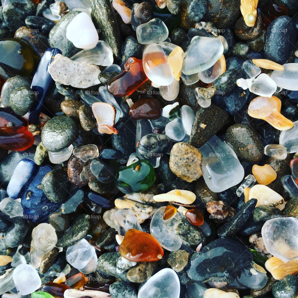 Sea Glass, Glass Beach, California 
