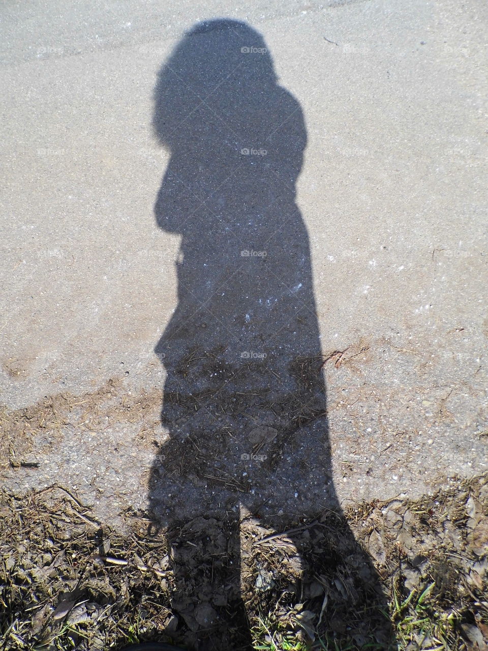 woman shadow