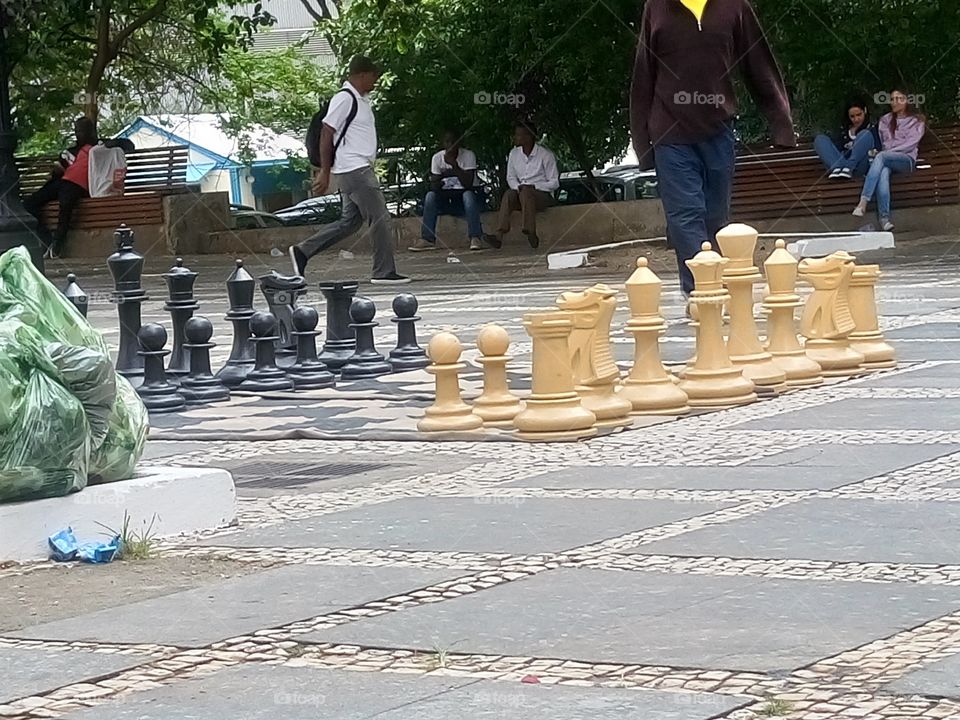 Giant Chess.