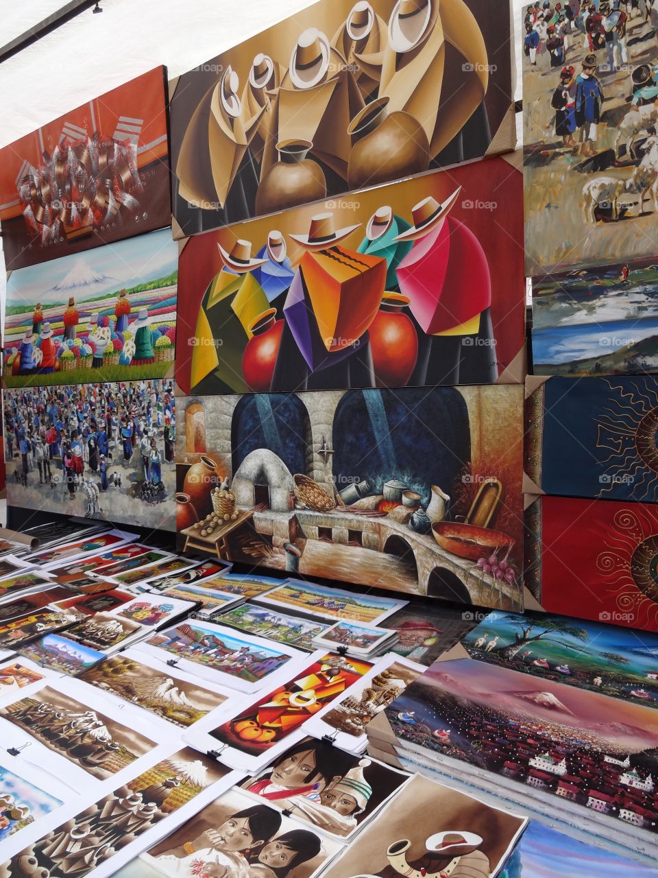 Art market in Ecuador 