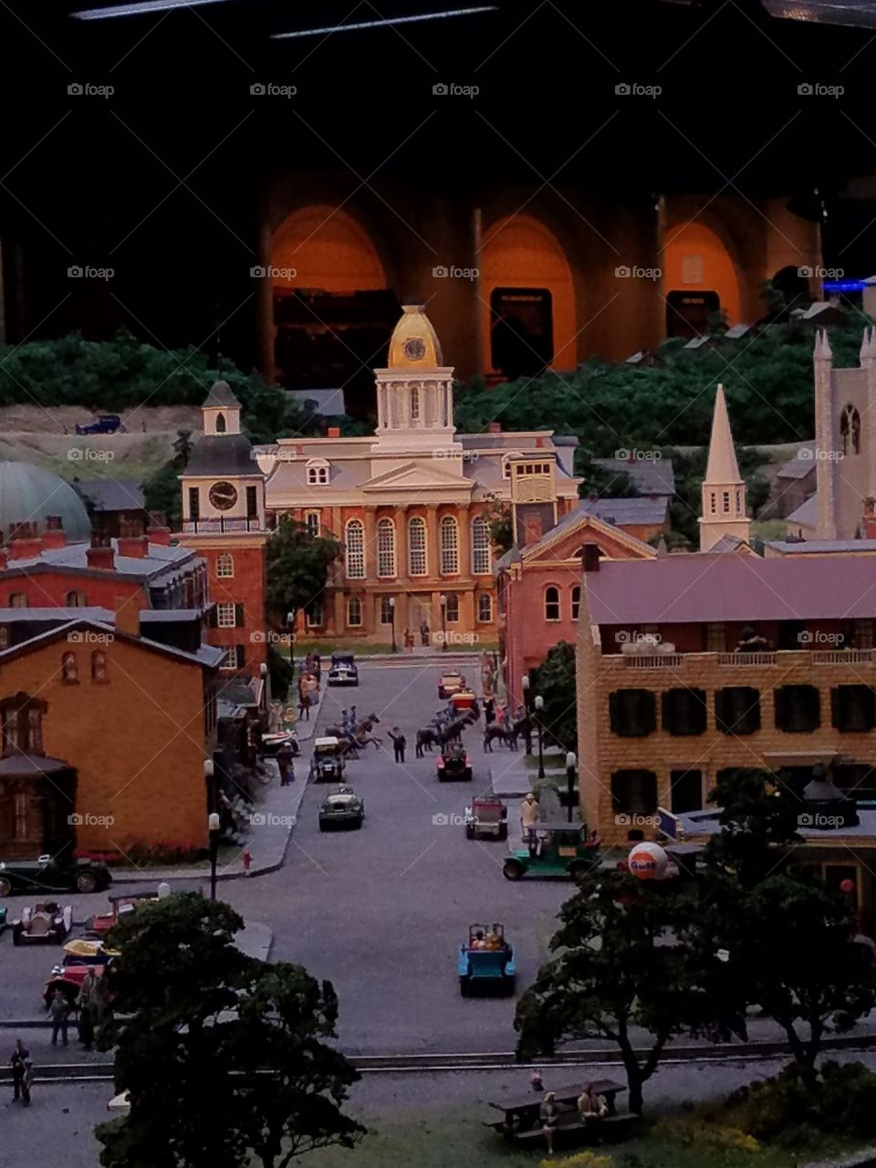 train display at the Science Center