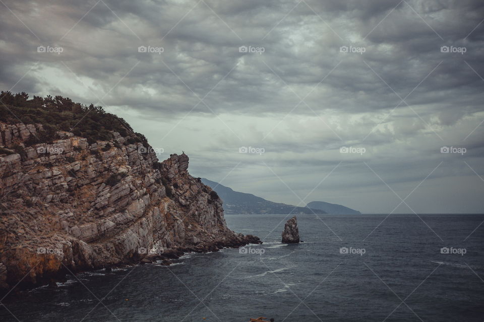 Photo of mountains near Yalta in the Crimea