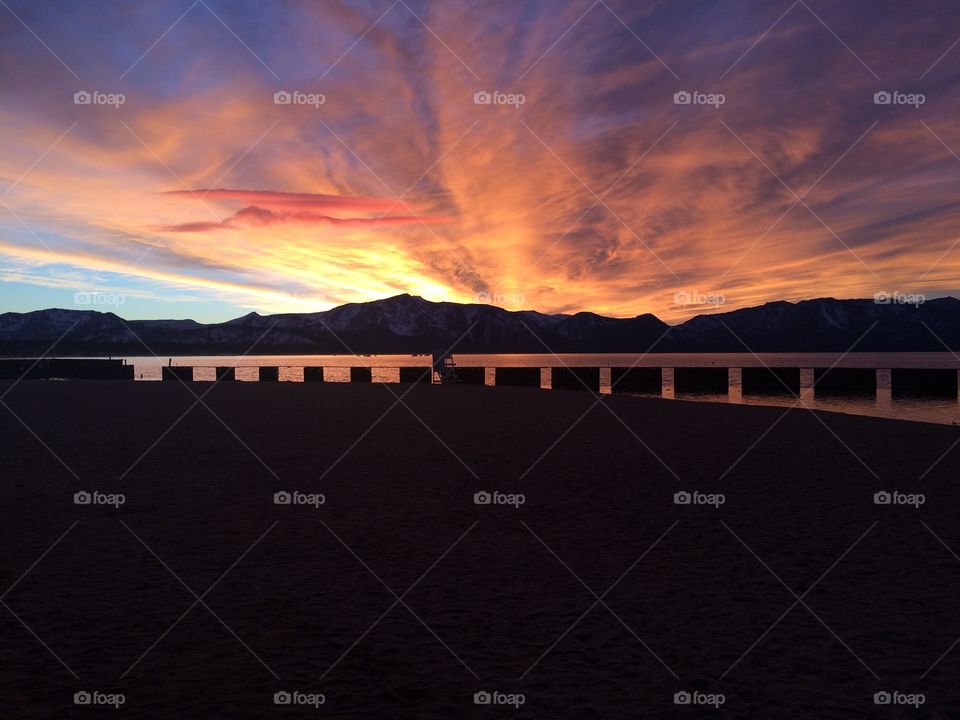 Scenic view of dramatic sky