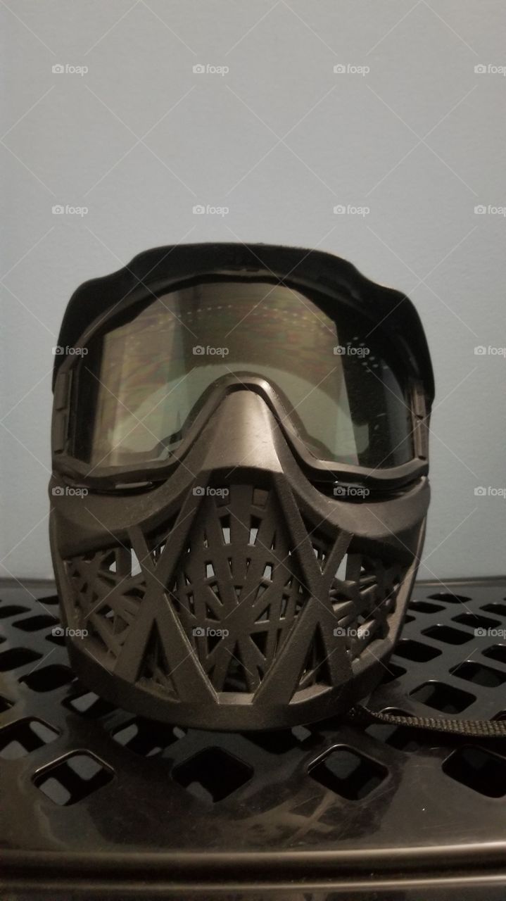 JT elite paintball mask with smoked lense