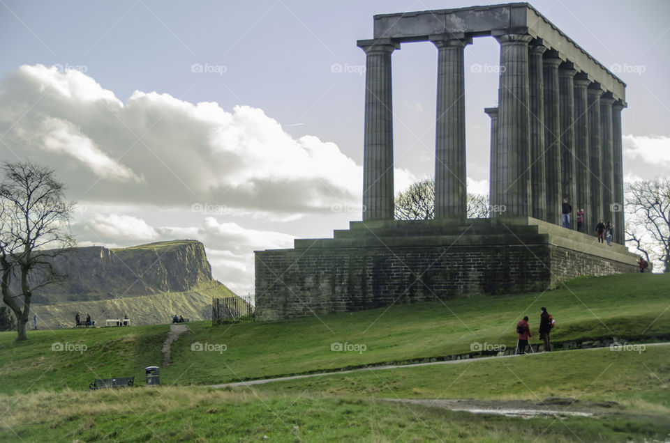 Calton Hill in Edinburgh