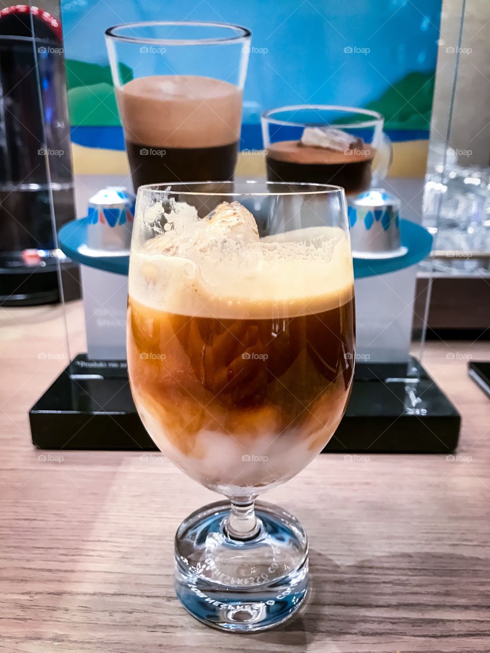 Ice coffee by Nespresso 