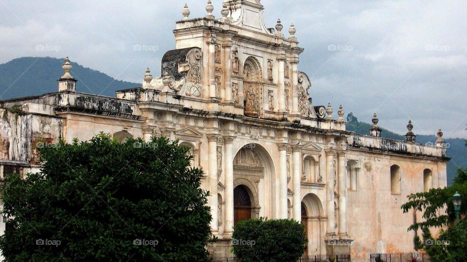 la catedral Antigua Guatemala