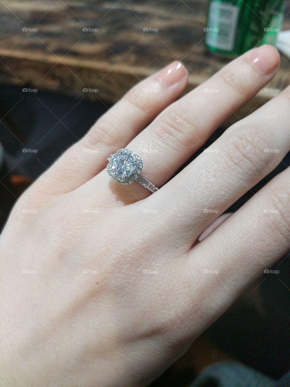 Engagement ring photo