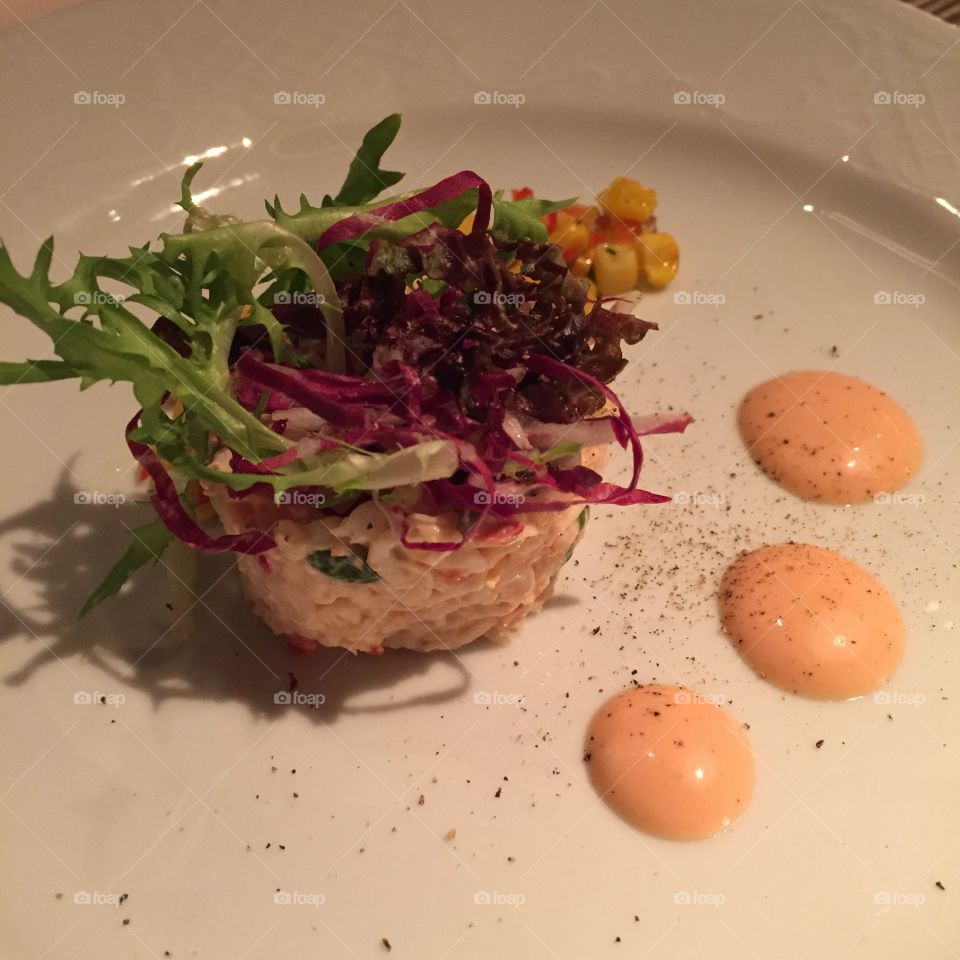 Crab salad